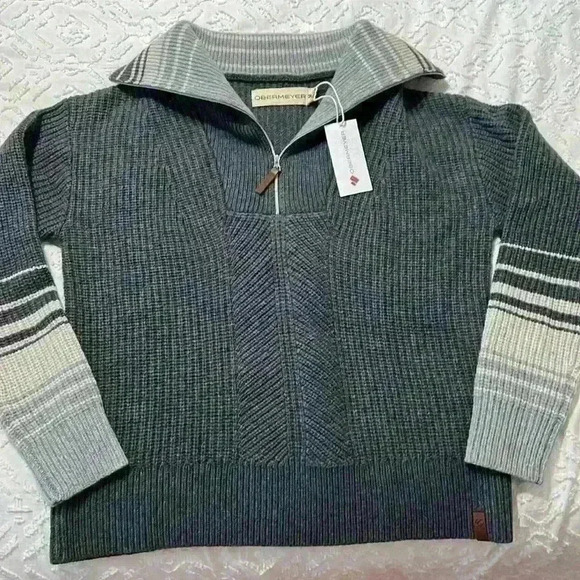 Obermeyer Women's Limber Ski Sweater 100% Wool Size Medium - Picture 11 of 11